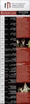 Repertuar : Styczeń 2015 - ulotka [Dokument życia społecznego]