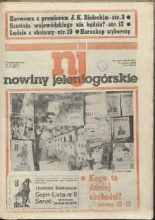 Nowiny Jeleniogórskie : tygodnik społeczny, [R. 34], 1991, nr 43 (1654)