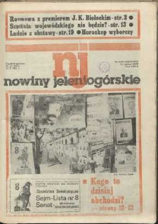 Nowiny Jeleniogórskie : tygodnik społeczny, [R. 34], 1991, nr 43 (1654)