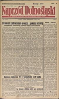 Naprz&oacute;d Dolnośląski : dziennik W[ojew&oacute;dzkiego] K[omitetu] Polskiej Partii Socjalistycznej Dolnego Śląska, 1946, nr 127 [14-15.07]