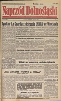 Naprzód Dolnośląski : dziennik W[ojewódzkiego] K[omitetu] Polskiej Partii Socjalistycznej Dolnego Śląska, 1946, nr 160 [24.08]