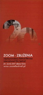 20. Międzynarodowy Festiwal Filmowy Zoom Zbliżenia - folder [Dokument życia społecznego]