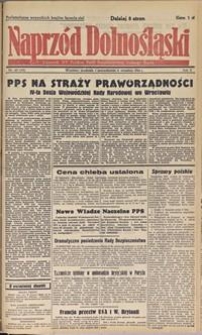Naprzód Dolnośląski : dziennik W[ojewódzkiego] K[omitetu] Polskiej Partii Socjalistycznej Dolnego Śląska, 1946, nr 167 [1-2.09]