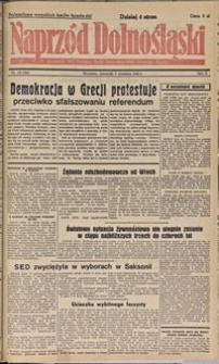 Naprzód Dolnośląski : dziennik W[ojewódzkiego] K[omitetu] Polskiej Partii Socjalistycznej Dolnego Śląska, 1946, nr 170 [5.09]