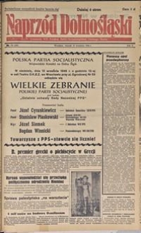 Naprz&oacute;d Dolnośląski : dziennik W[ojew&oacute;dzkiego] K[omitetu] Polskiej Partii Socjalistycznej Dolnego Śląska, 1946, nr 174 [10.09]
