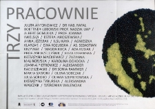 Trzy pracownie - plakat [Dokument życia społecznego]