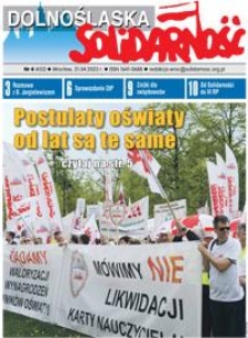 Dolnośląska Solidarność, 2023, nr 4 (452)