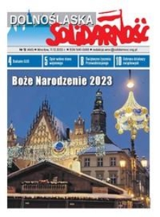 Dolnośląska Solidarność, 2023, nr 12 (460)