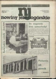 Nowiny Jeleniogórskie : tygodnik społeczny, [R. 35], 1992, nr 27 (1681!)