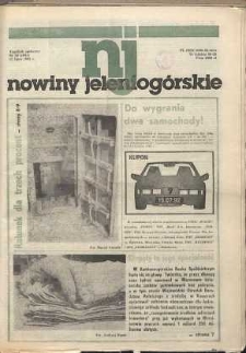 Nowiny Jeleniogórskie : tygodnik społeczny, [R. 35], 1992, nr 29 (1683!)