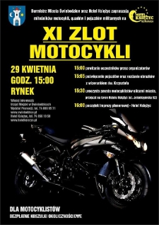 XI Zlot Motocykli - plakat [Dokument życia społecznego]