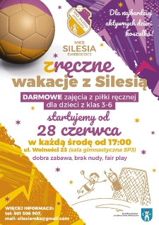 Zręczne wakacje z Silesią - plakat [Dokument życia społecznego]