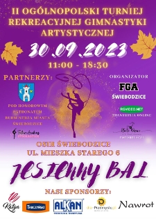 Jesienny bal - plakat [Dokument życia społecznego]