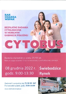 Cytobus - plakat [Dokument życia społecznego]