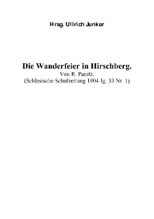Karl Friedrich Wilhelm Wandergest. 4. Juni 1879 Von Lehrer P&uuml;schel in Gr&uuml;nberg. [Dokument elektroniczny]
