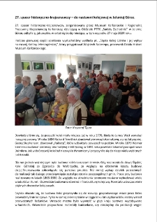 27. spacer historyczno- krajoznawczy – do nastawni kolejowej w Jeleniej Górze [Dokument elektroniczny]