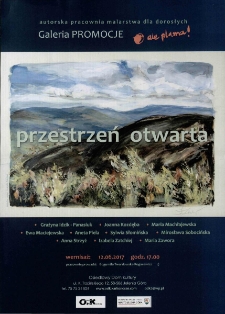 Przestrzeń otwarta - plakat [Dokument życia społecznego]