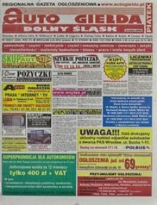 Auto Giełda Dolnośląska : regionalna gazeta ogłoszeniowa, 2012, nr 9 (2260) [3.02]