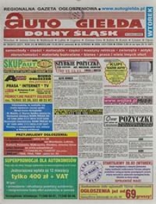 Auto Giełda Dolnośląska : regionalna gazeta ogłoszeniowa, 2012, nr 20 (2271) [13.03]
