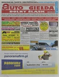 Auto Giełda Dolnośląska : regionalna gazeta ogłoszeniowa, 2012, nr 29 (2280) [17.04]
