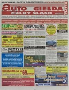 Auto Giełda Dolnośląska : regionalna gazeta ogłoszeniowa, 2012, nr 43 (2294) [8.06]