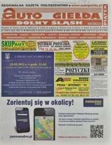 Auto Giełda Dolnośląska : regionalna gazeta ogłoszeniowa, 2012, nr 73 (2324) [21.09]