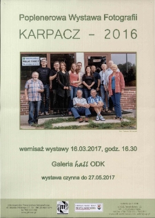 Poplenerowa Wystawa Fotografii Karpacz - 2016 - plakat [Dokument życia społecznego]