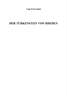 Der Türkenstein von Rheden [Dokument elektroniczny]