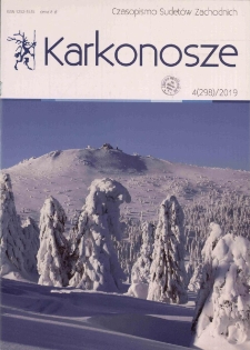 Karkonosze : czasopismo Sudet&oacute;w Zachodnich, 2019, nr 4 (298)
