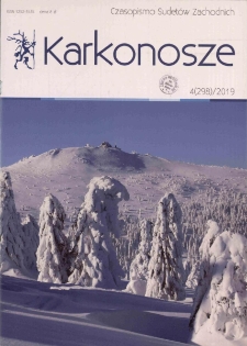 Karkonosze : czasopismo Sudetów Zachodnich, 2019, nr 4 (298)