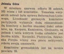 Z życia Polskiej Partii Socjalistycznej : Jelenia Góra