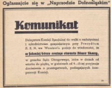 Komunikat : ...w Jeleniej G&oacute;rze zostaje otwarte Biuro Skarg