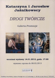 Drogi twórcze - plakat [Dokument życia społecznego]