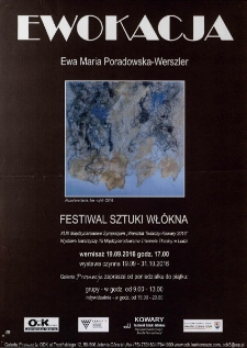 Ewokacja - plakat [Dokument życia społecznego]