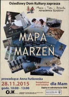 Mapa marzeń - plakat [Dokument życia społecznego]