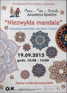 Niezwykła mandala - plakat [Dokument życia społecznego]