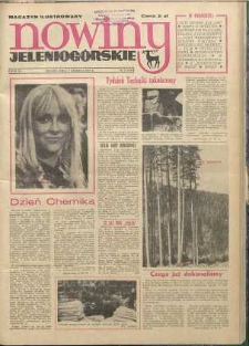 Nowiny Jeleniogórskie : magazyn ilustrowany ziemi jeleniogórskiej, R. 15, 1972, nr 22 (733)