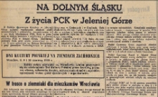 Na Dolnym Śląsku : z życia PCK w Jeleniej Górze