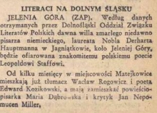 Literaci na Dolnym Śląsku