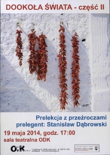 Dookoła świata - część II - plakat [Dokument życia społecznego]