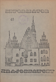 Informator Krajoznawczy, 1985, nr 41