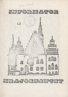 Informator Krajoznawczy, 1986, nr 43