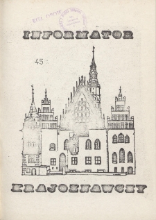 Informator Krajoznawczy, 1986, nr 45