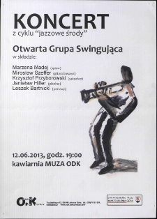 Koncert z cyklu Jazzowe Środy - plakat [Dokument życia społecznego]