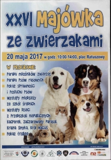 XXVI Majówka ze zwierzakami - plakat [Dokument życia społecznego]