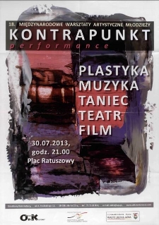 Kontrapunkt : performance - plakat [Dokument życia społecznego]