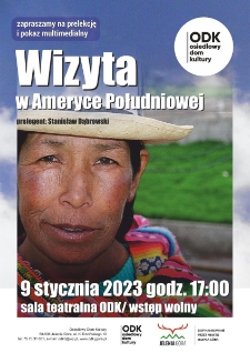 Wizyta w Ameryce Południowej - plakat [Dokument życia społecznego]