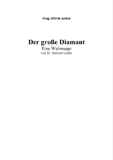 Der große Diamant Eine Walensage [Dokument elektroniczny]