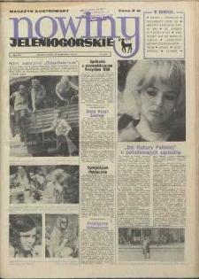 Nowiny Jeleniogórskie : magazyn ilustrowany ziemi jeleniogórskiej, R. 15, 1972, nr 39 (750)