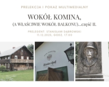 Wokół komina (a właściwie wokół balkonu)..część II - plakat [Dokument życia społecznego]